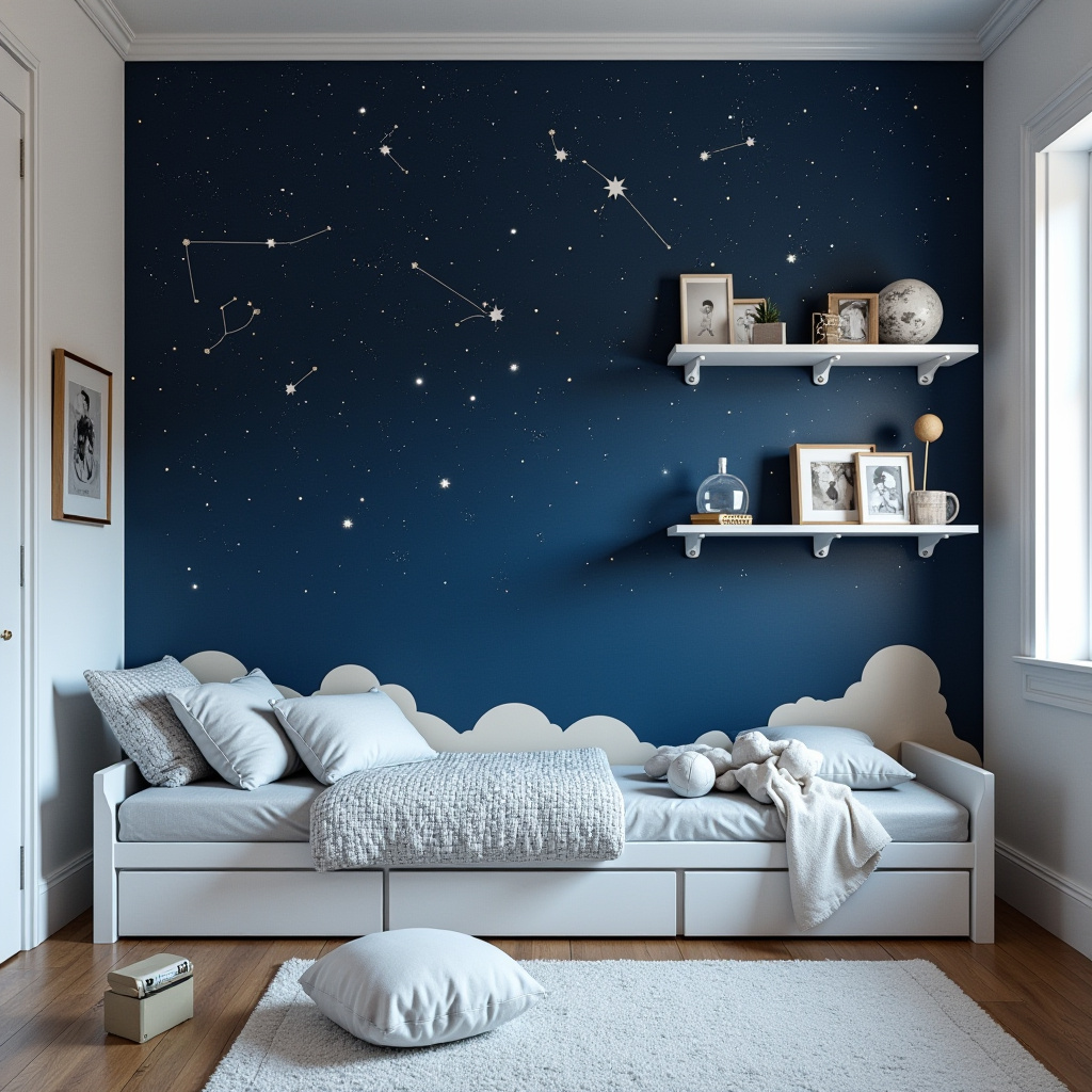 accent wall kids room 10