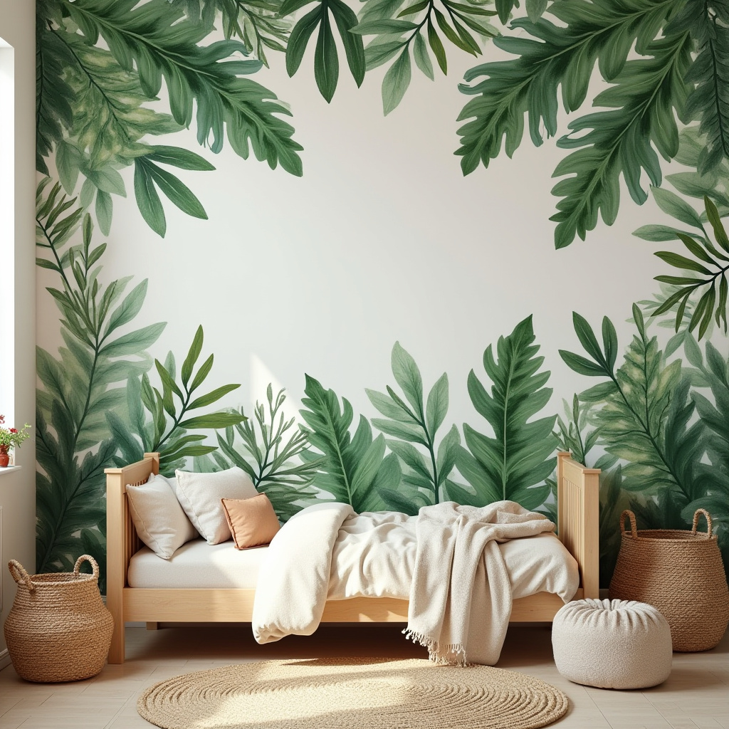 accent wall kids room 11