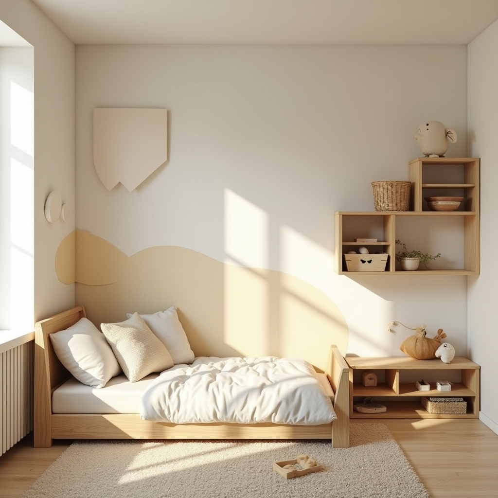 accent wall kids room 15