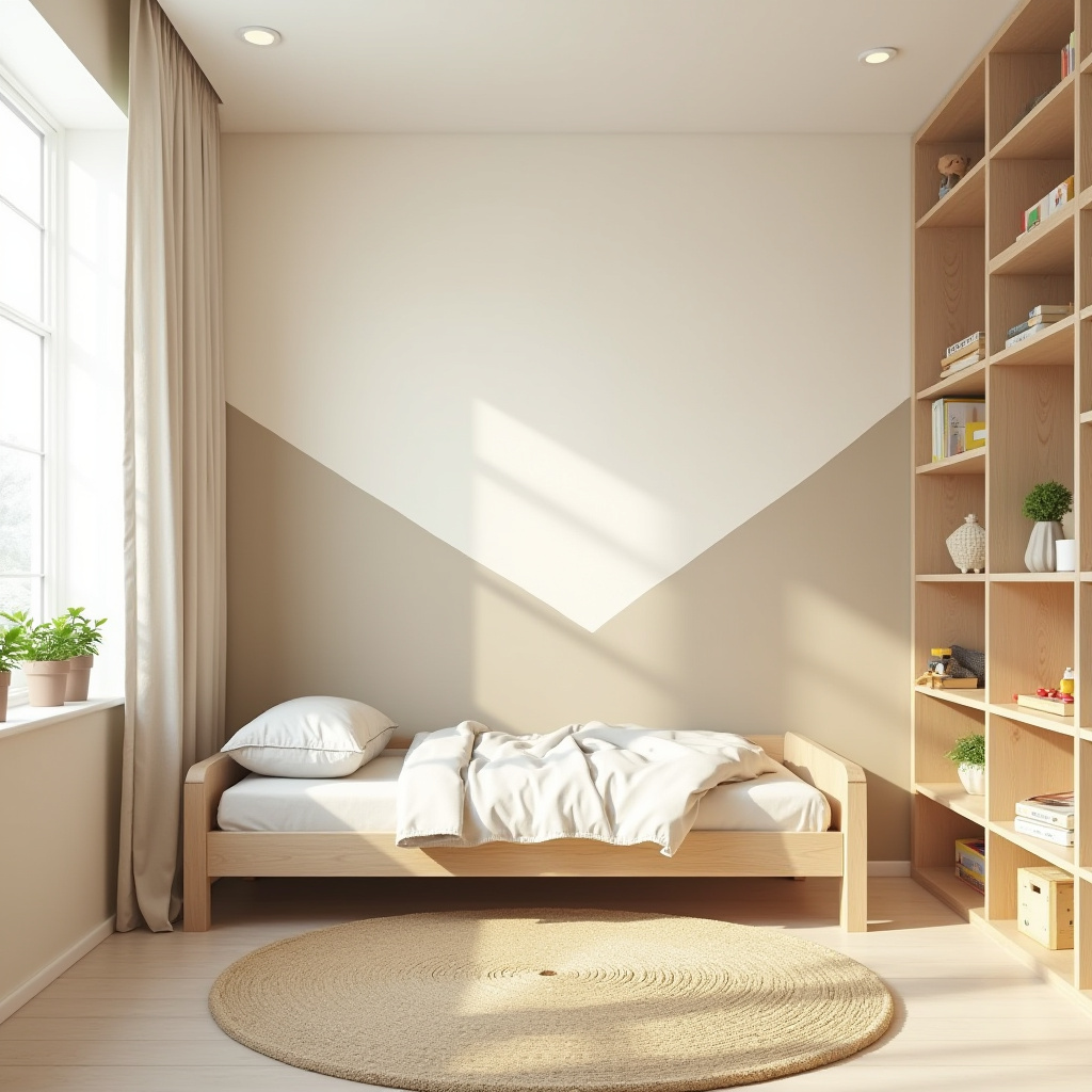 accent wall kids room 16