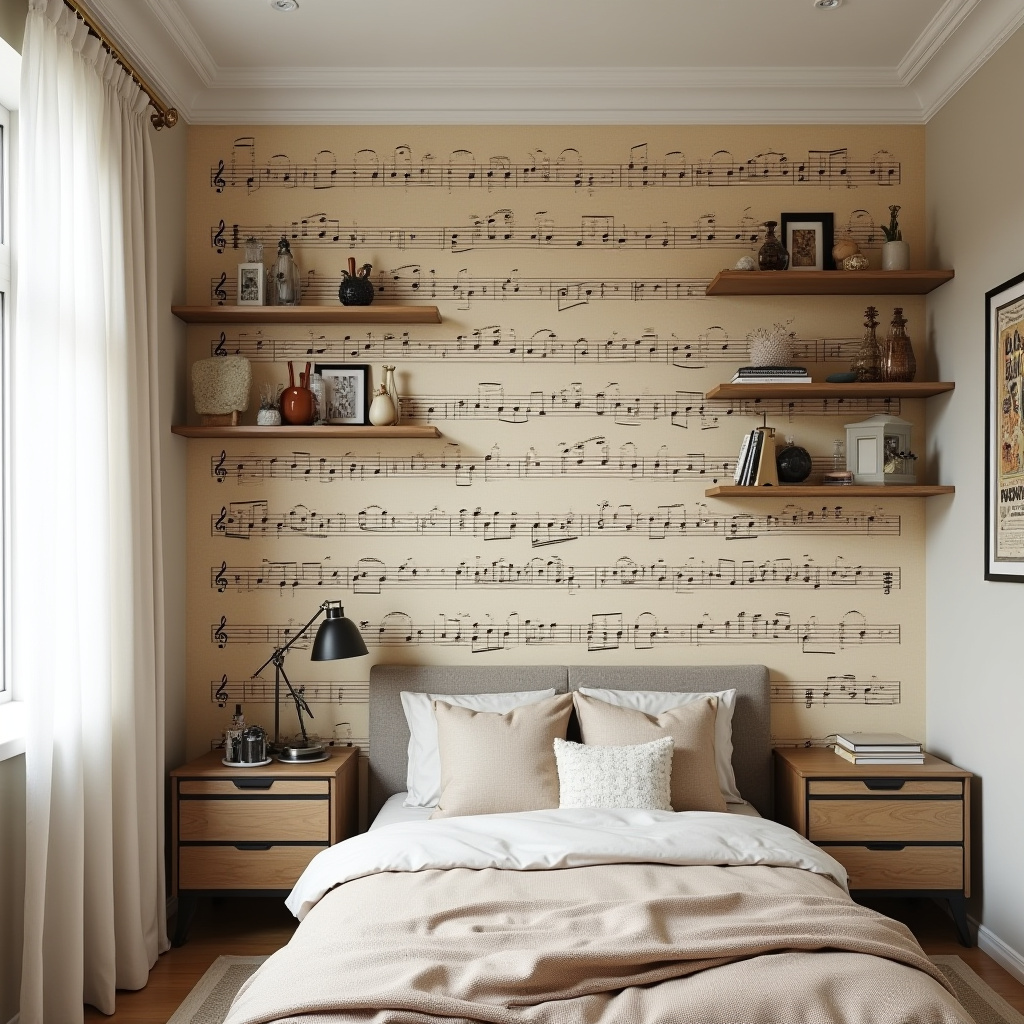 accent wall kids room 23