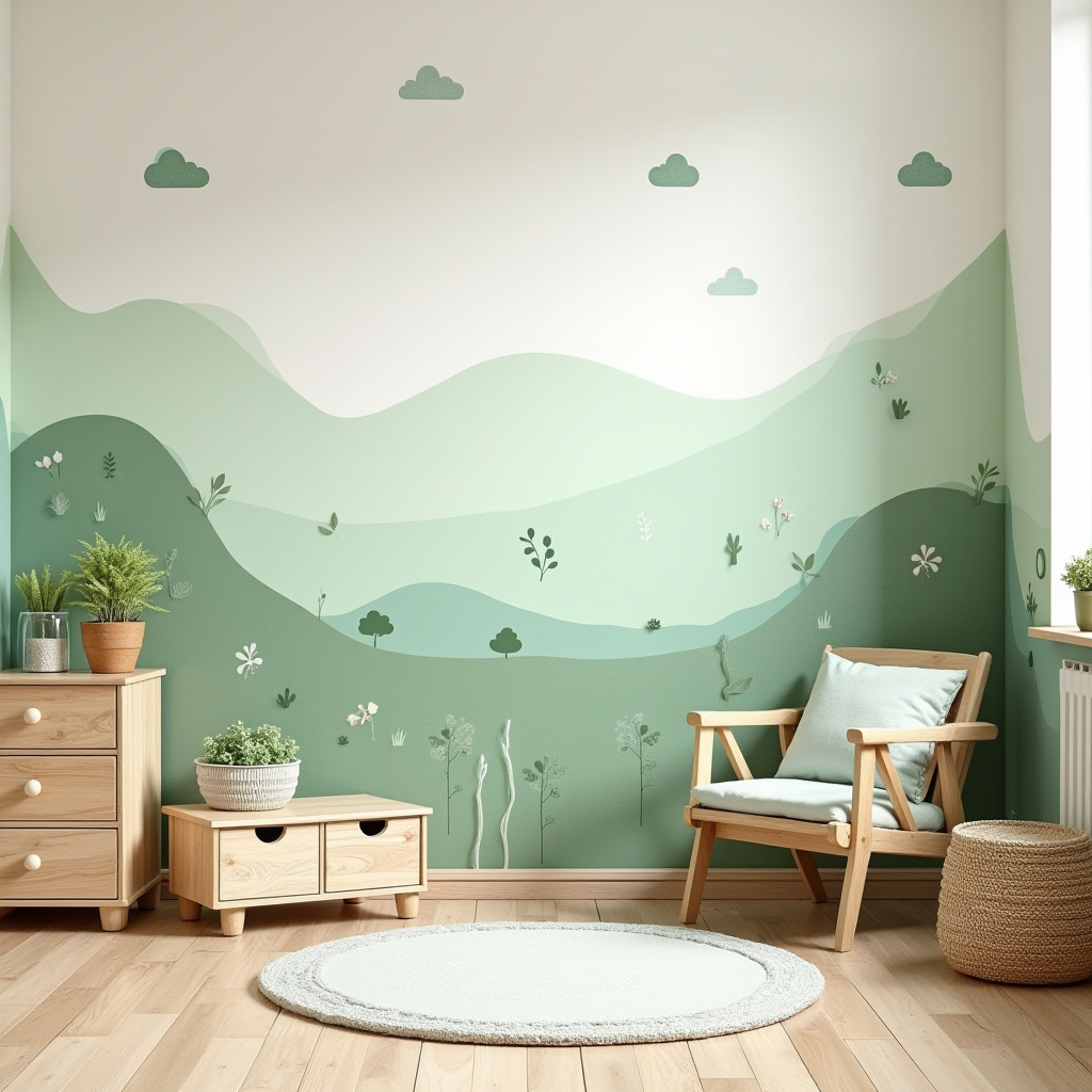 accent wall kids room 28