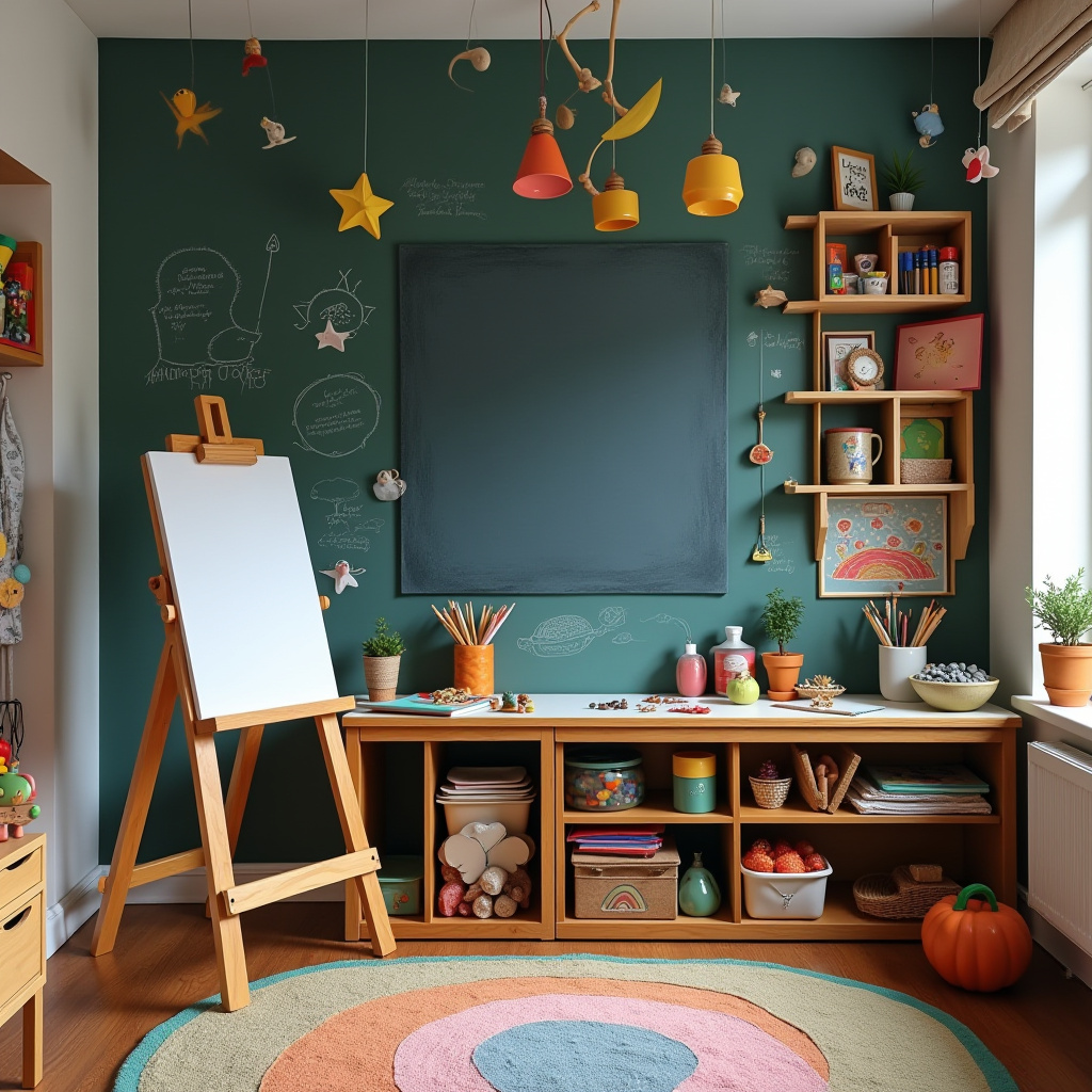accent wall kids room 29
