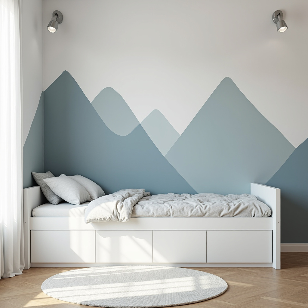 accent wall kids room 3