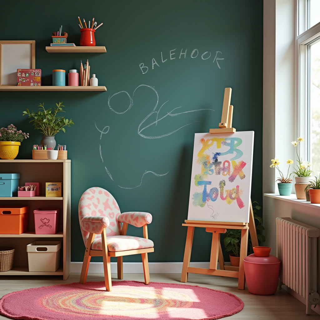 accent wall kids room 30