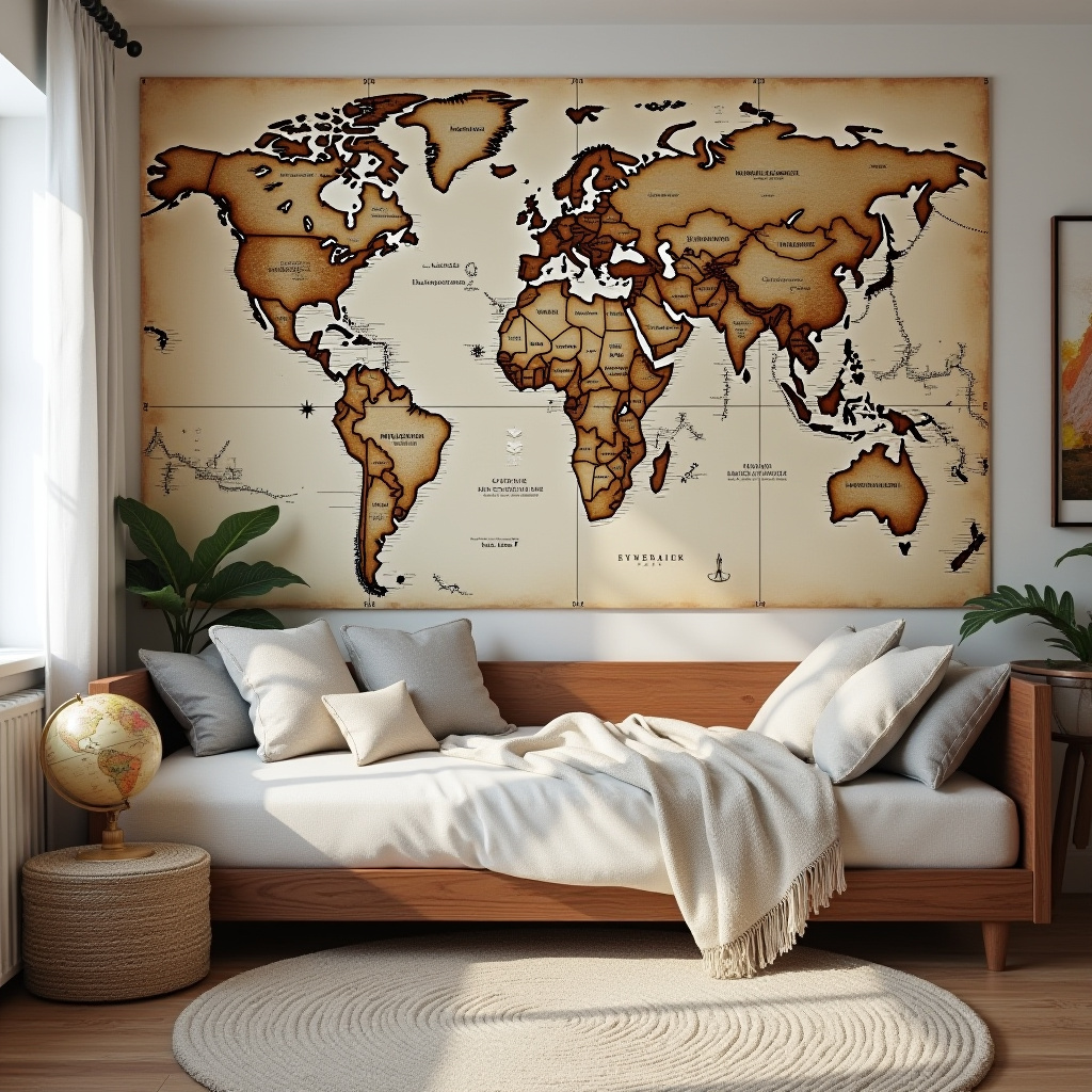 accent wall kids room 33