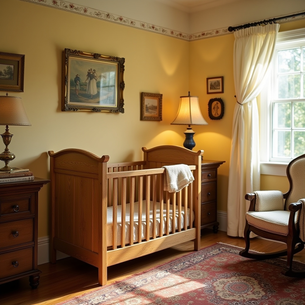antique nursery decor 28