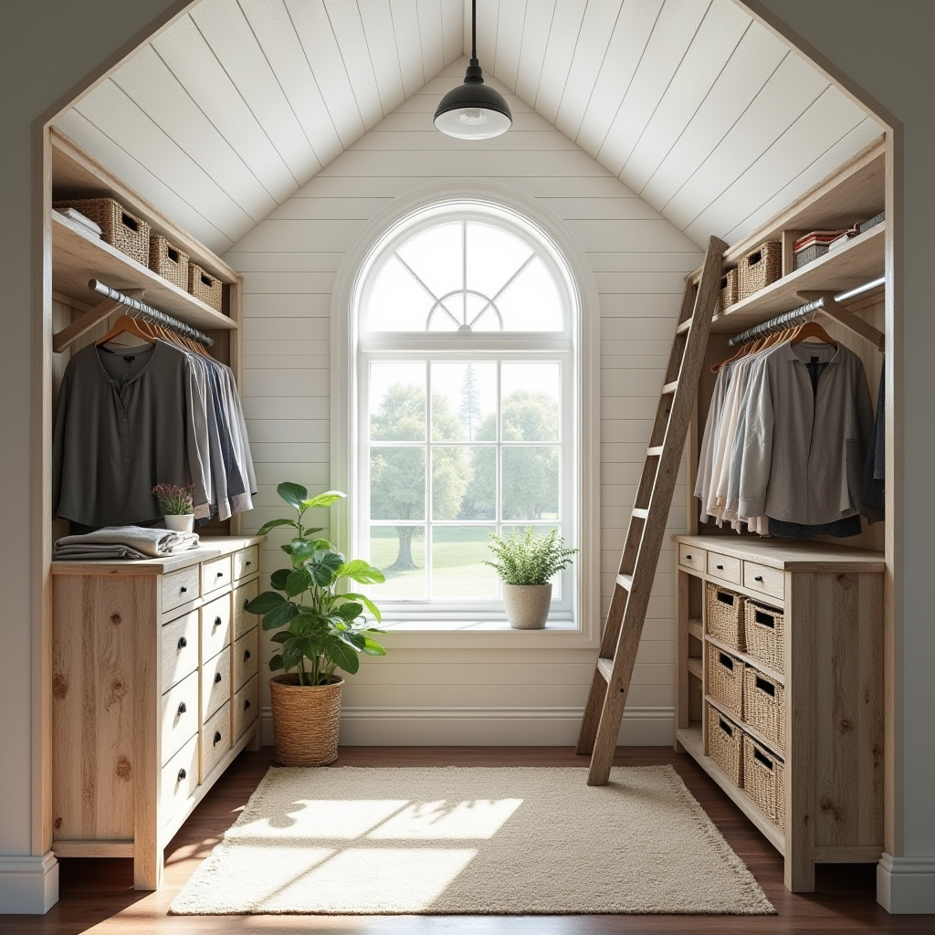 attic walk in closet 7