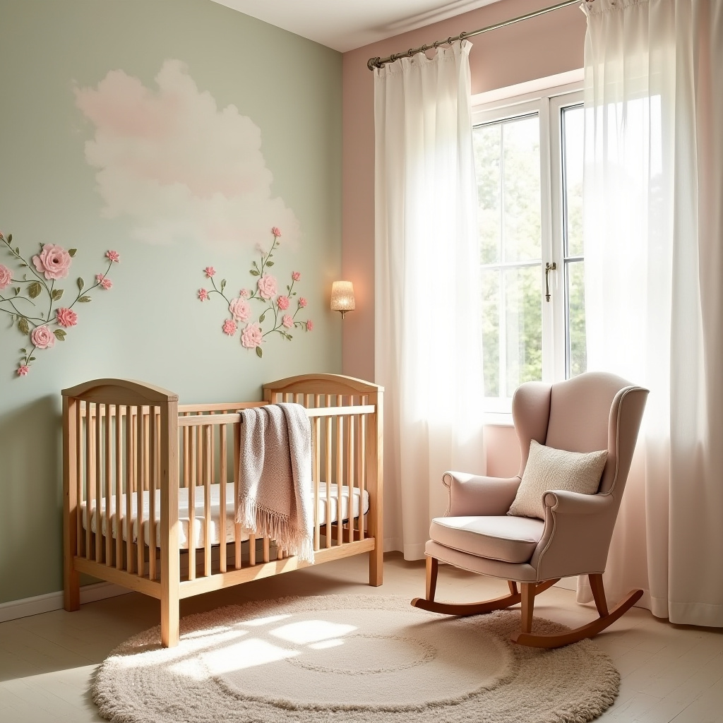 baby girl nursery decor 1