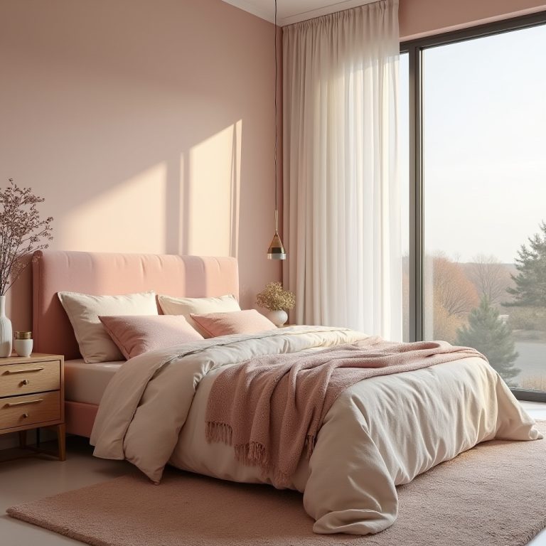 baby pink bedroom 1