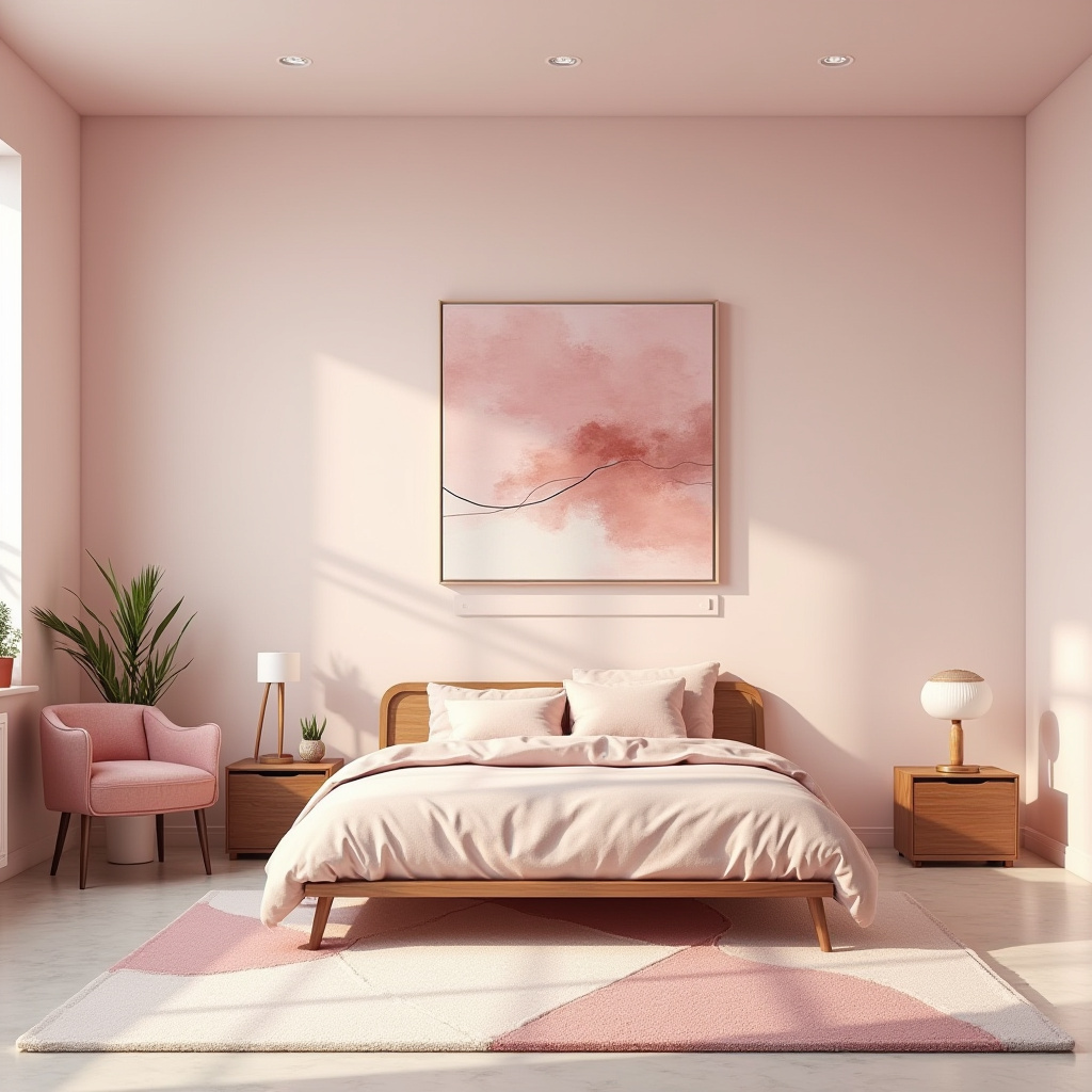 baby pink bedroom 22