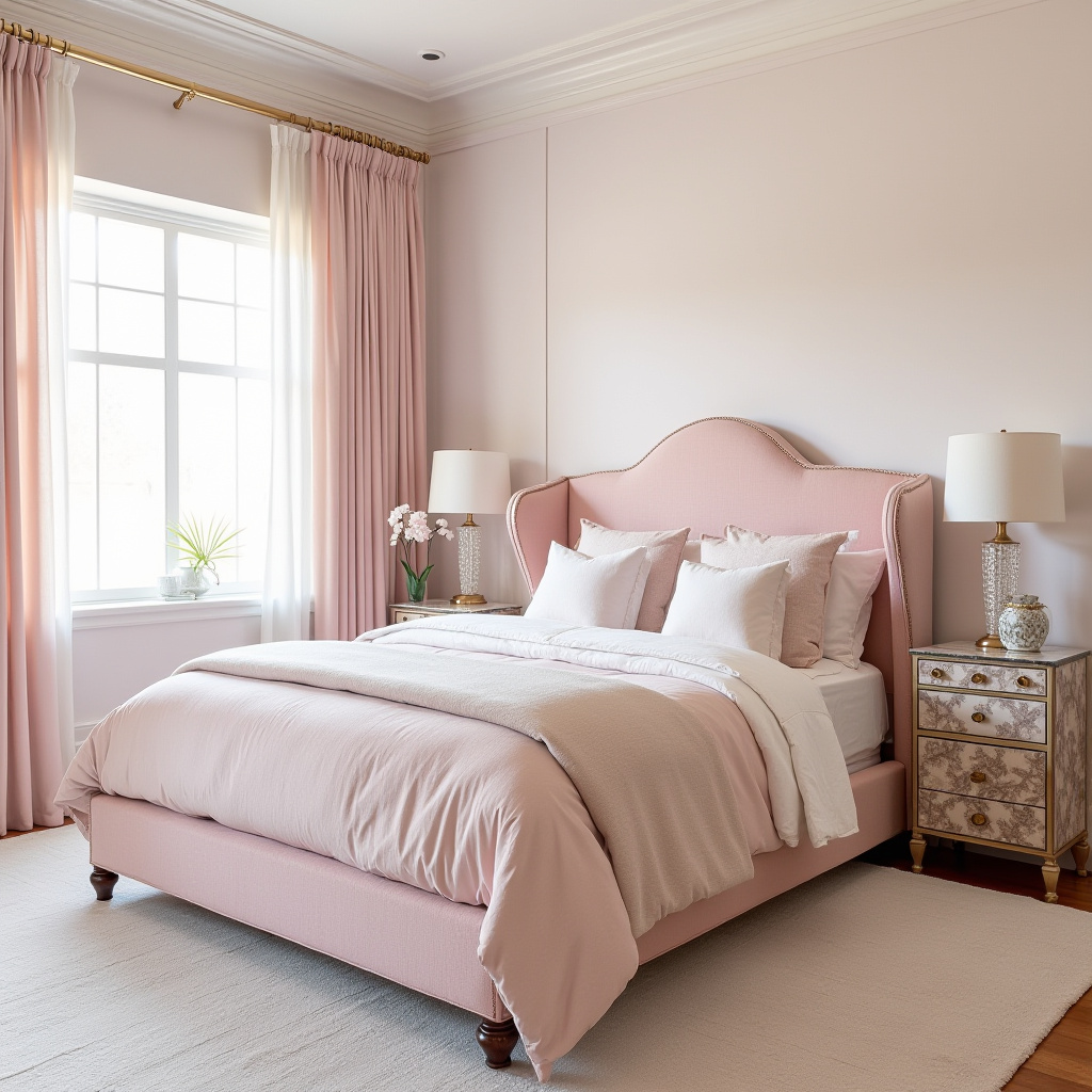 baby pink bedroom 24