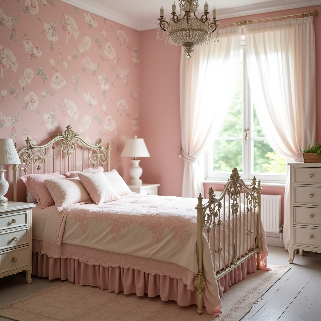 baby pink bedroom 30