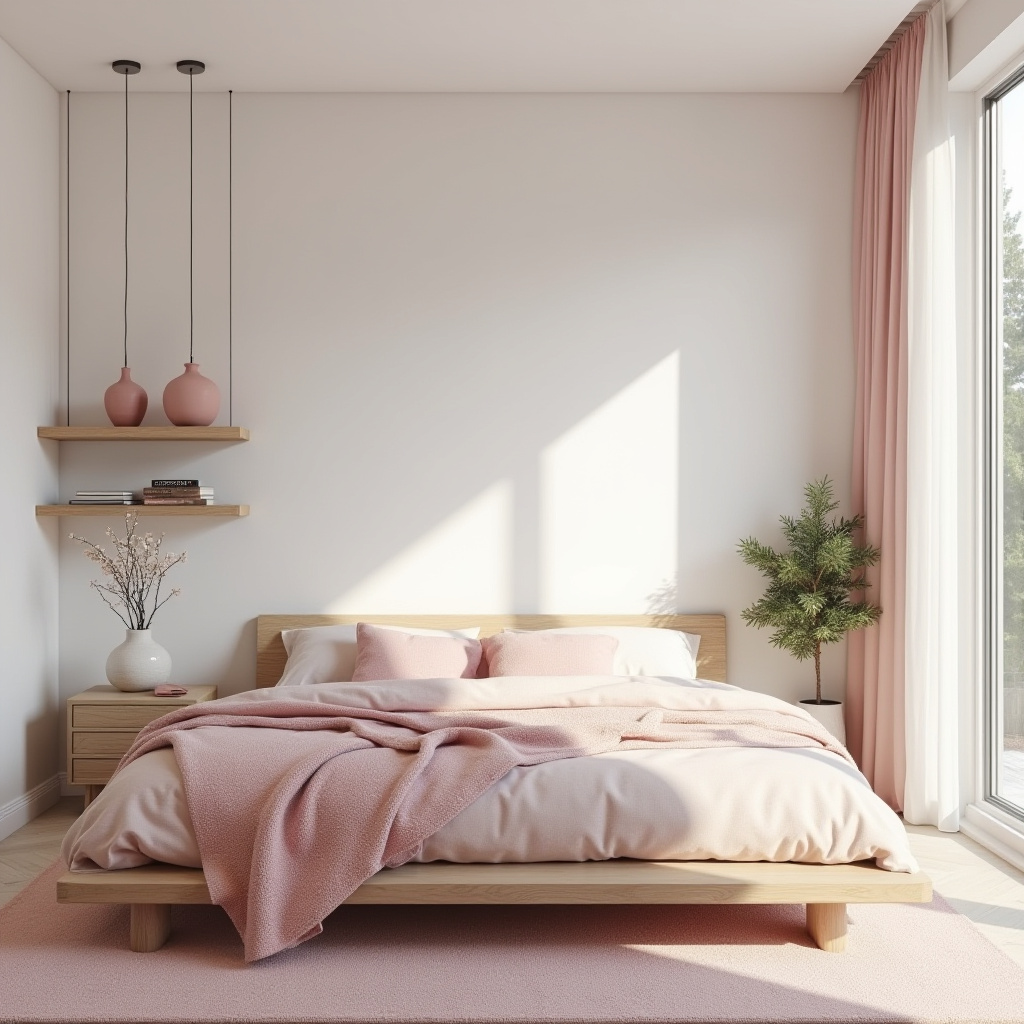 baby pink bedroom 31