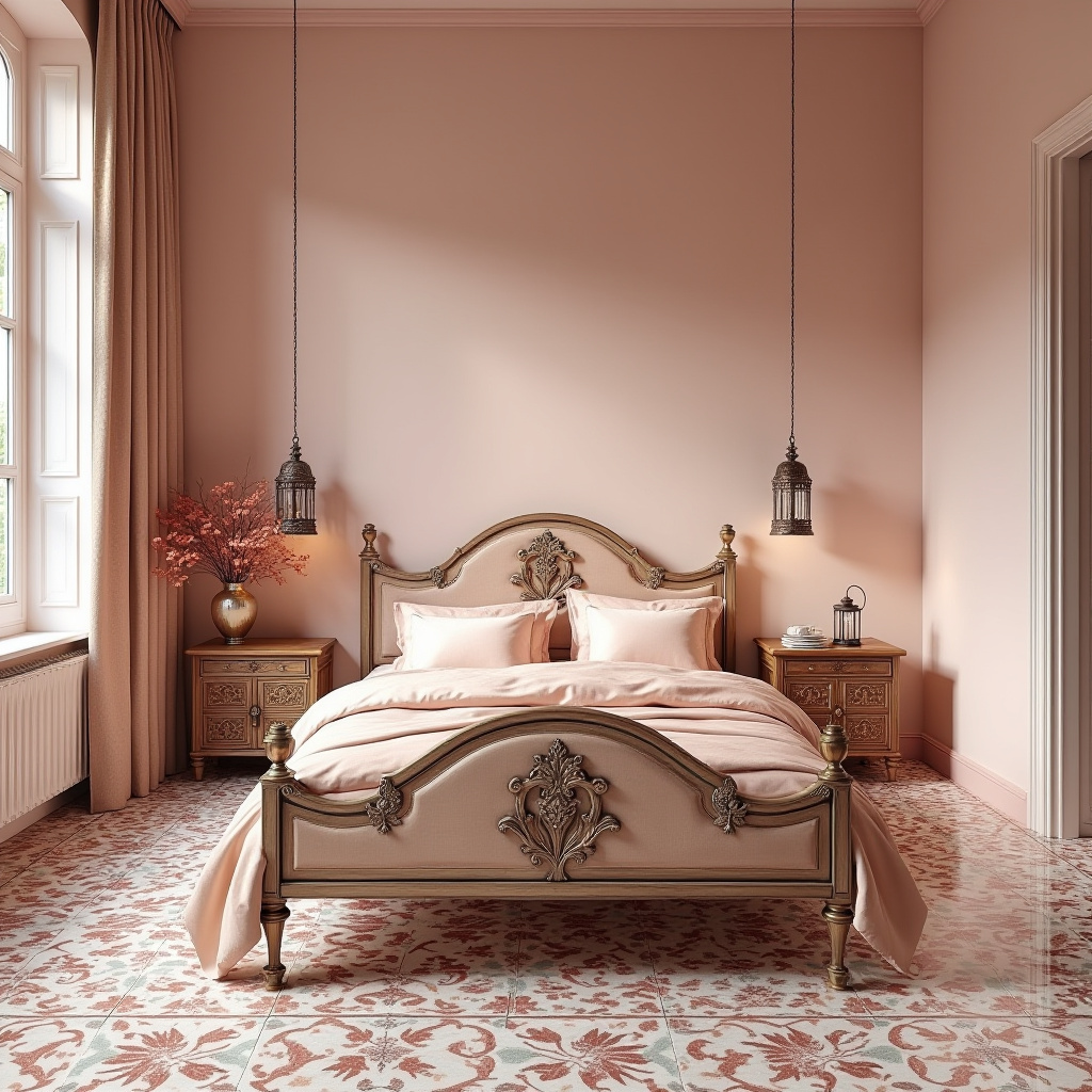 baby pink bedroom 33