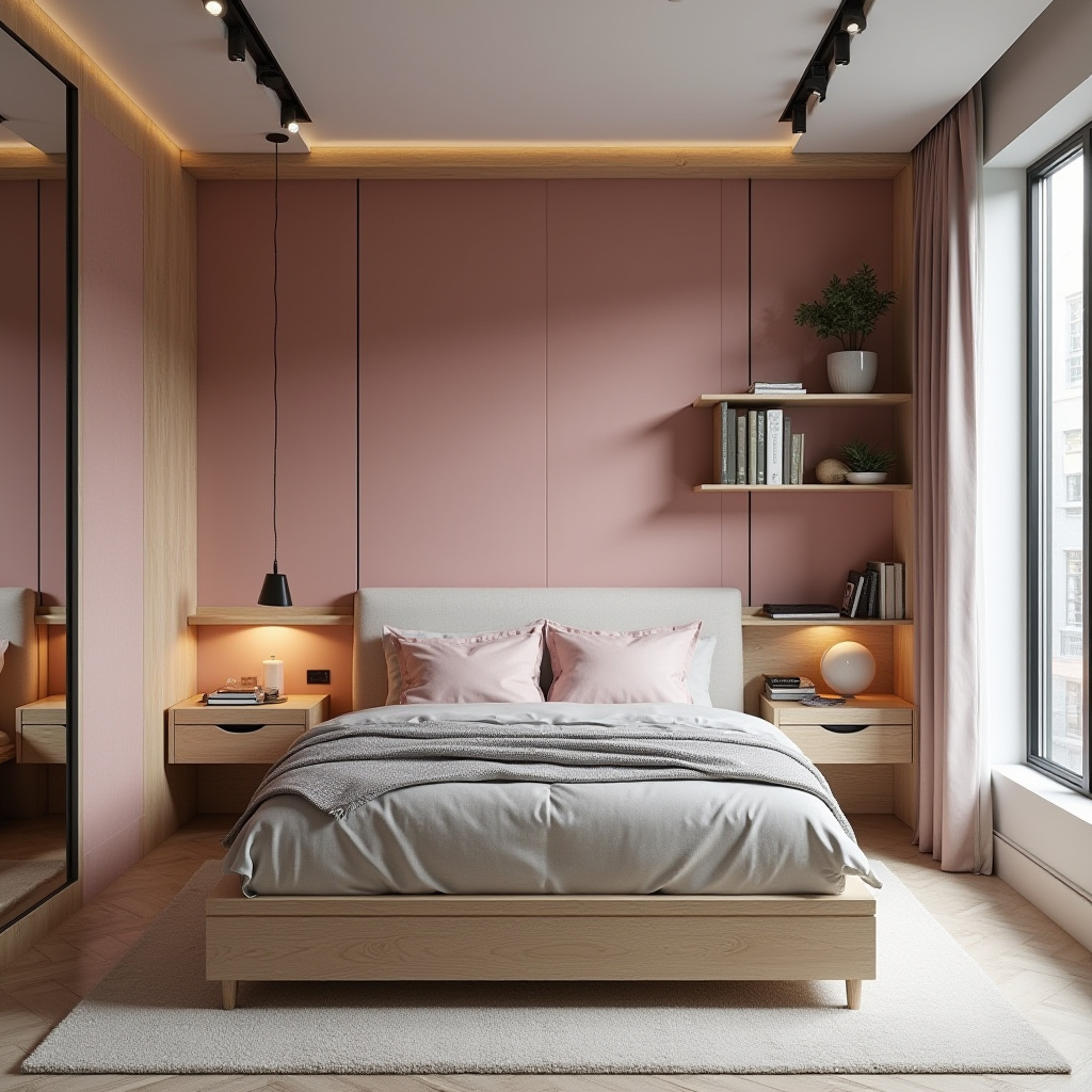 baby pink bedroom 6