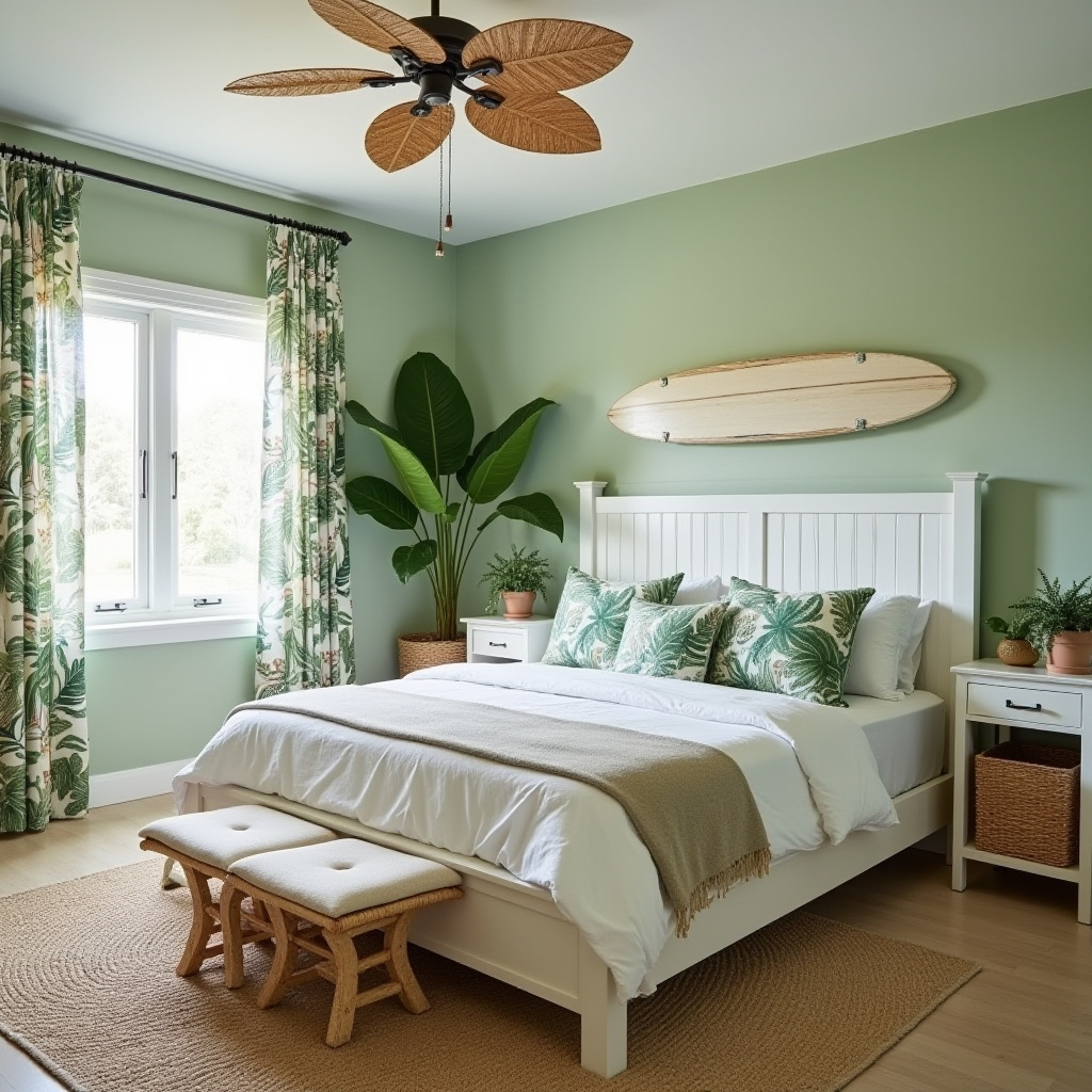 beach girl bedroom 13