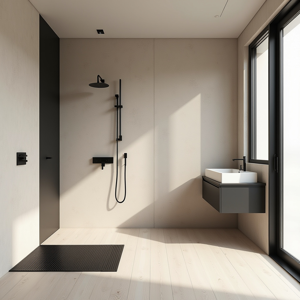 beige and black bathroom ideas 10