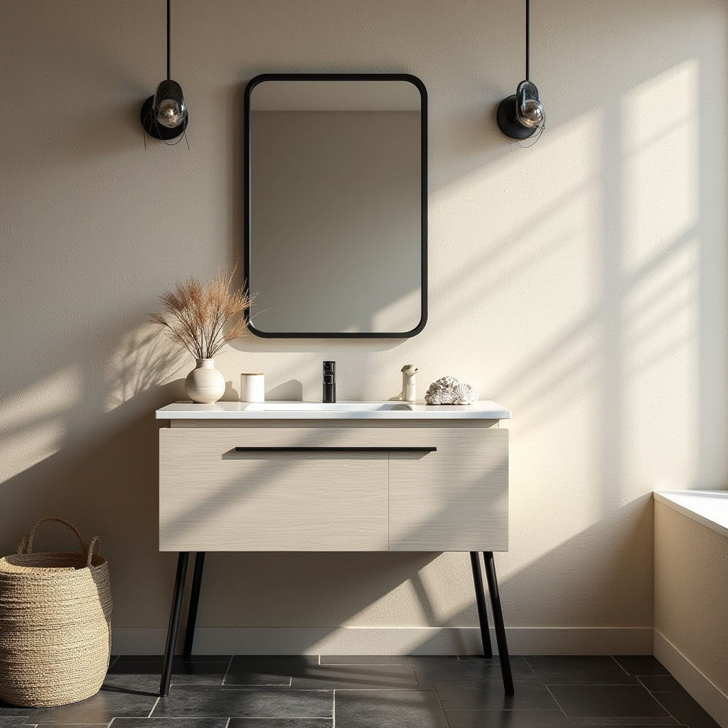 beige and black bathroom ideas 20