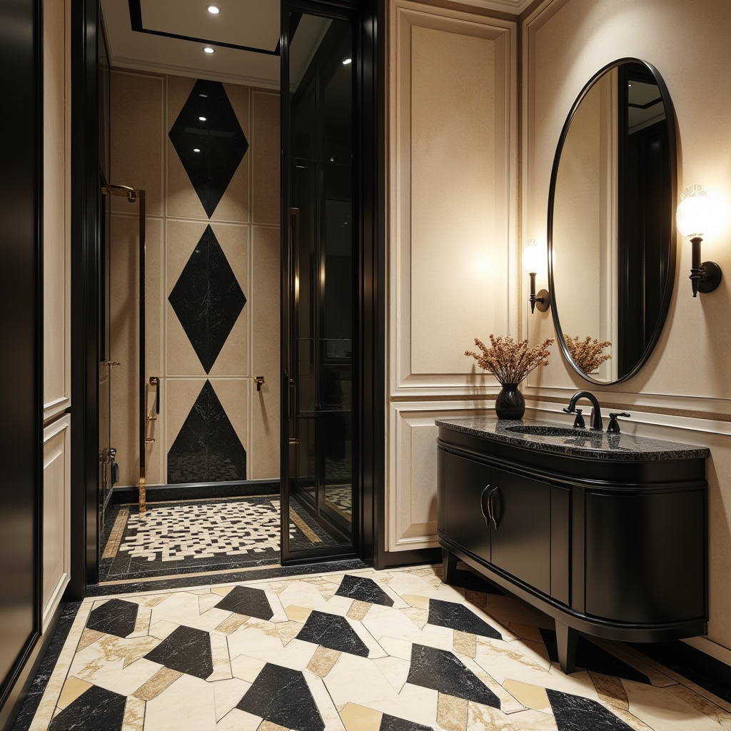 beige and black bathroom ideas 21