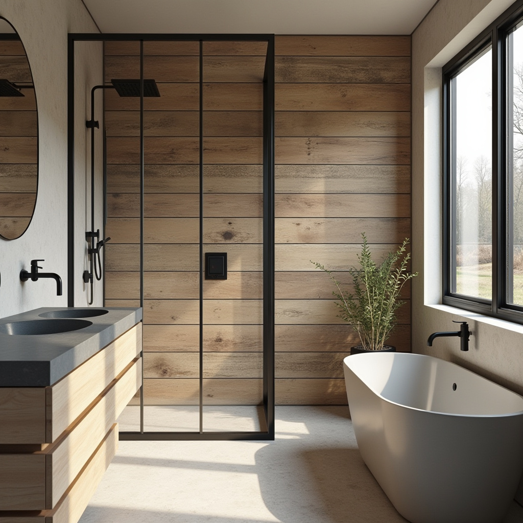 beige and black bathroom ideas 24