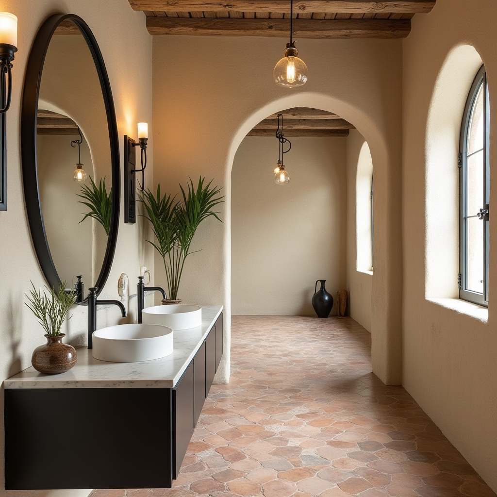 beige and black bathroom ideas 30