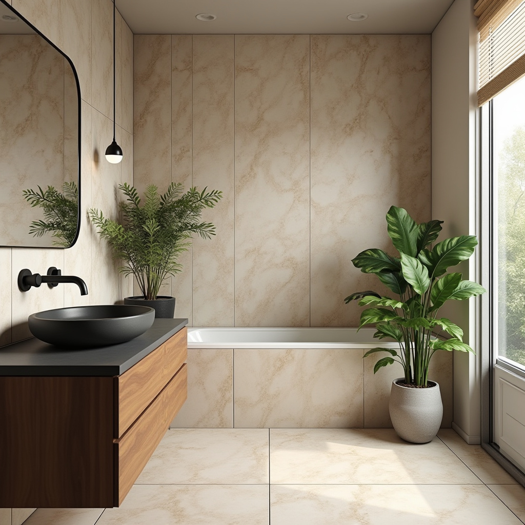 beige and black bathroom ideas 32