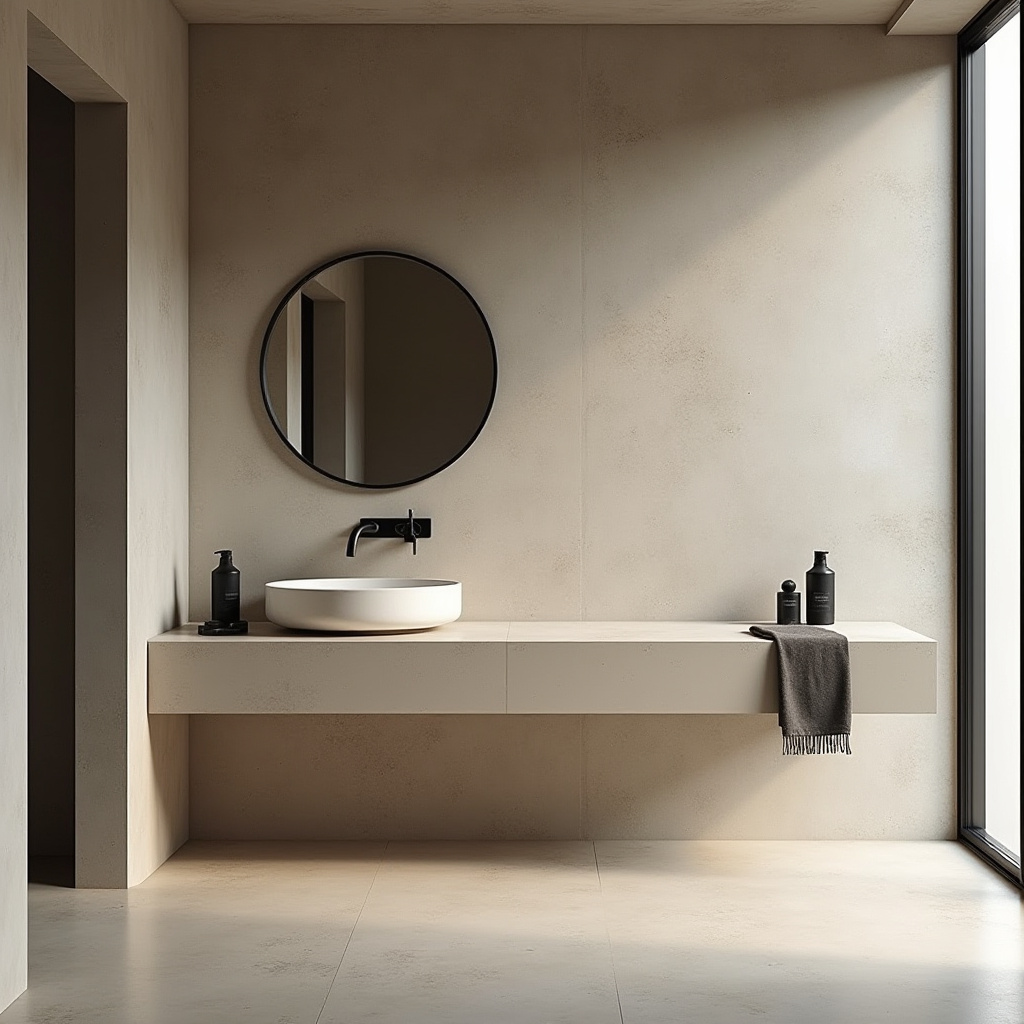 beige and black bathroom ideas 40