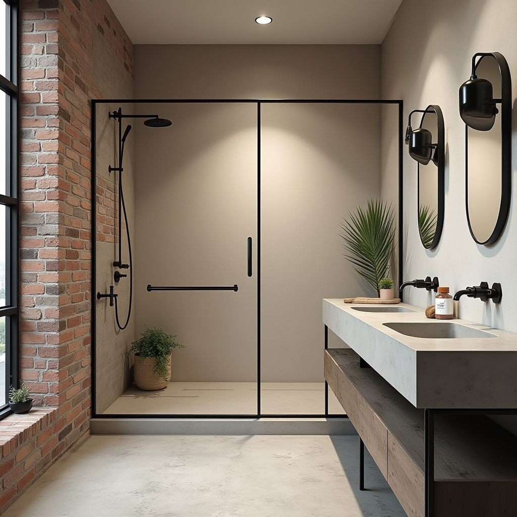 beige and black bathroom ideas 8