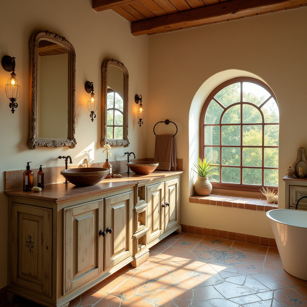 beige bathroom cabinets 20