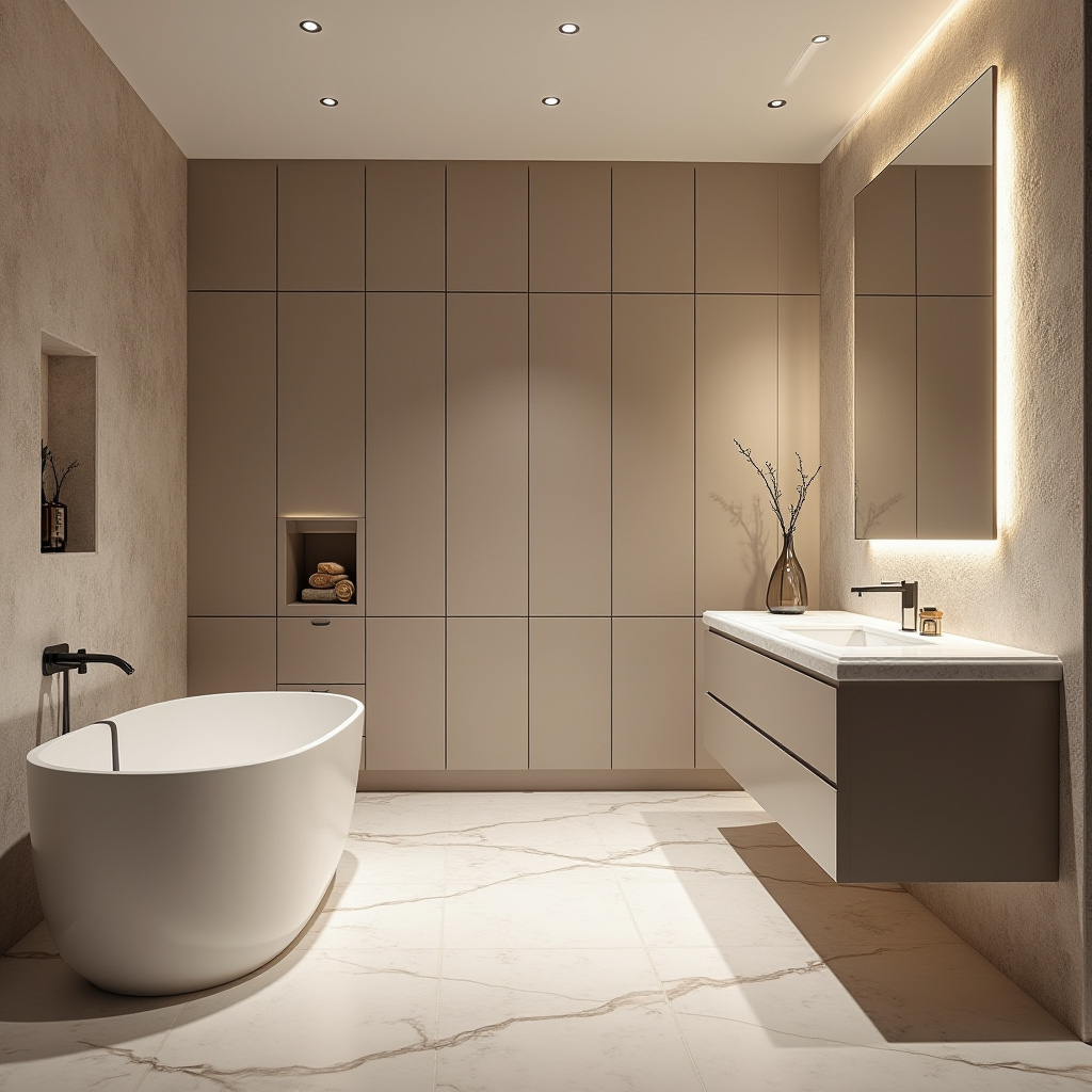 beige bathroom cabinets 40