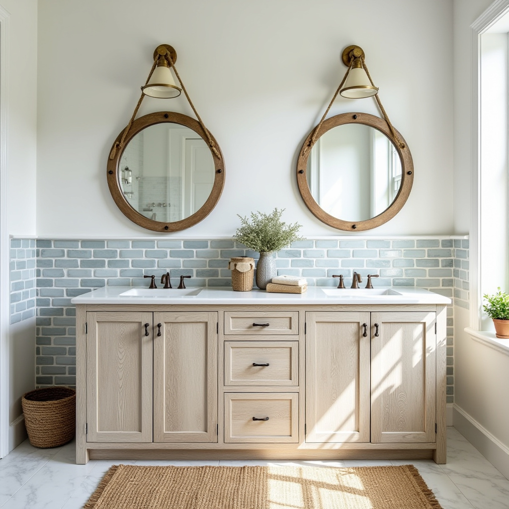beige bathroom cabinets 7