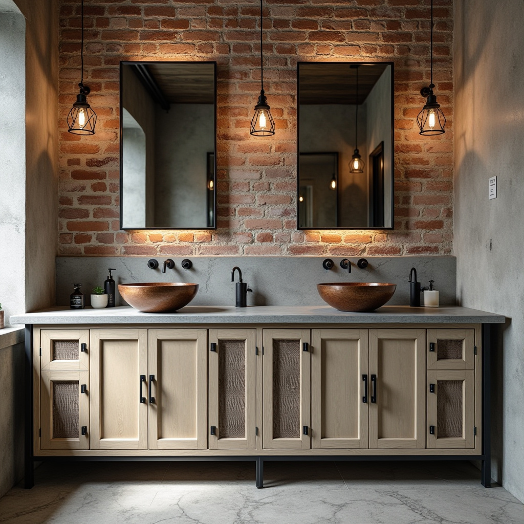 beige bathroom cabinets 9