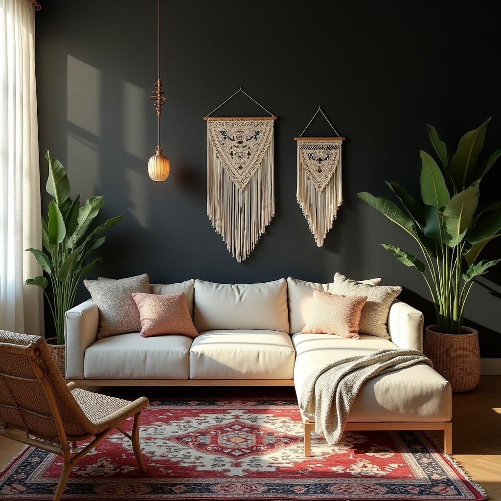 black accent wall ideas 12