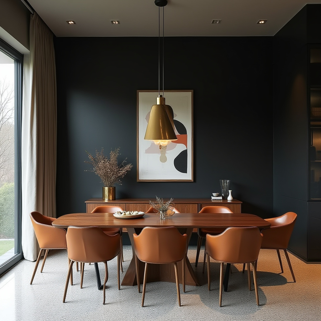 black accent wall ideas 14