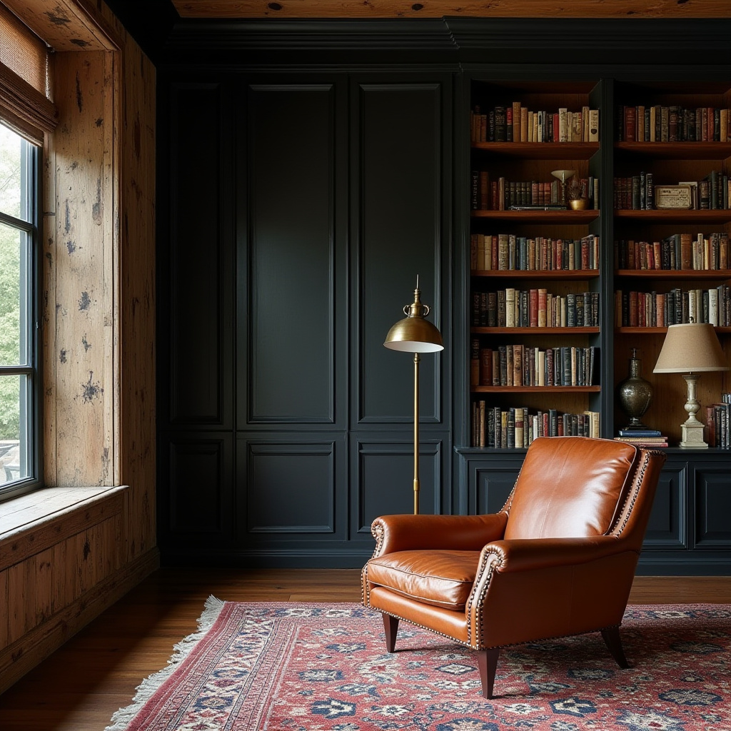 black accent wall ideas 16