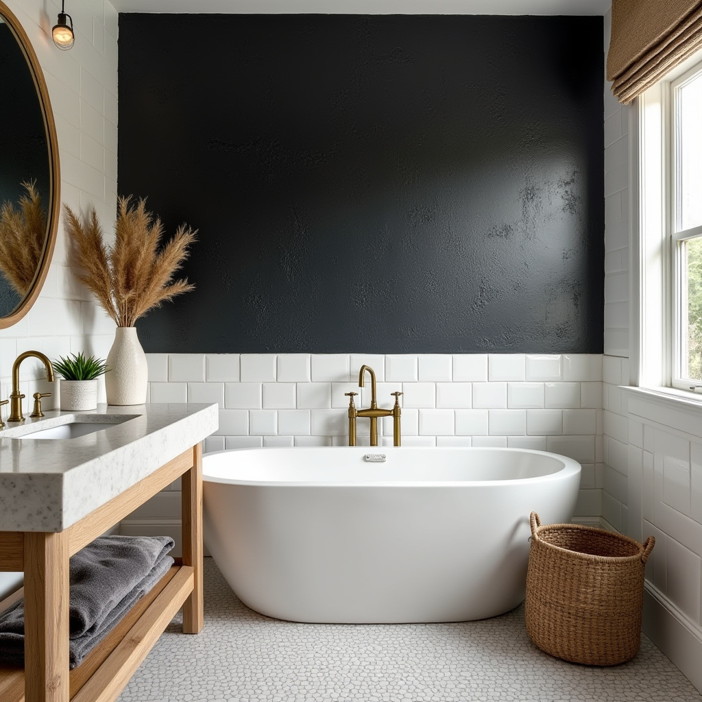 black accent wall ideas 18