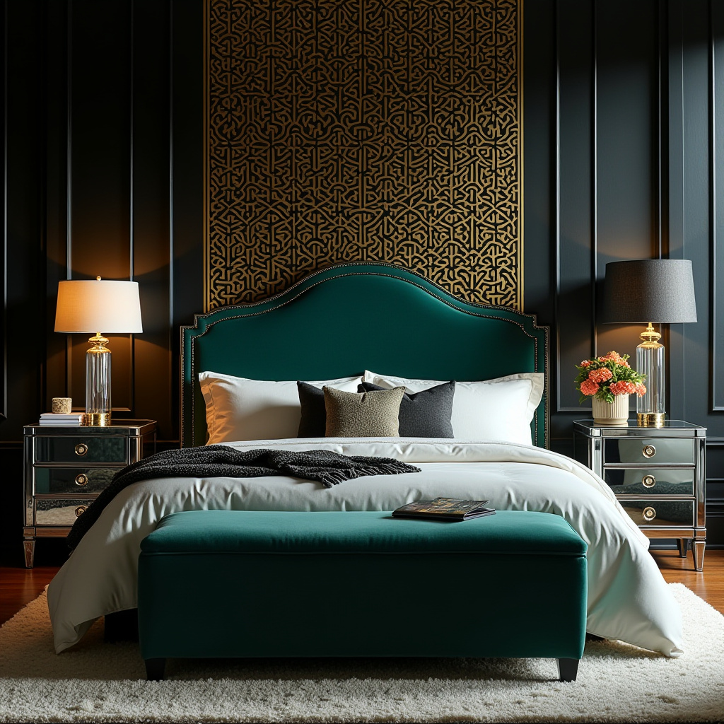 black accent wall ideas 20