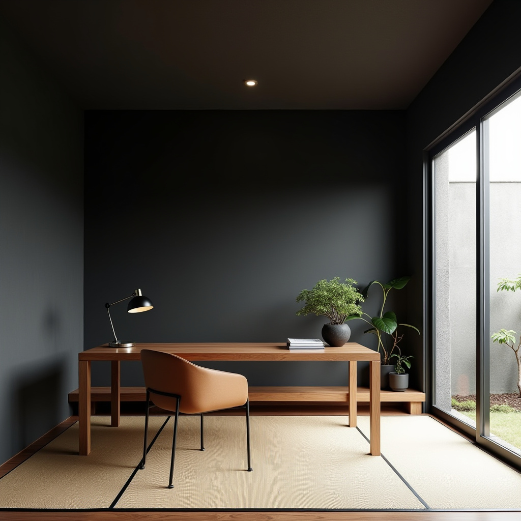 black accent wall ideas 21