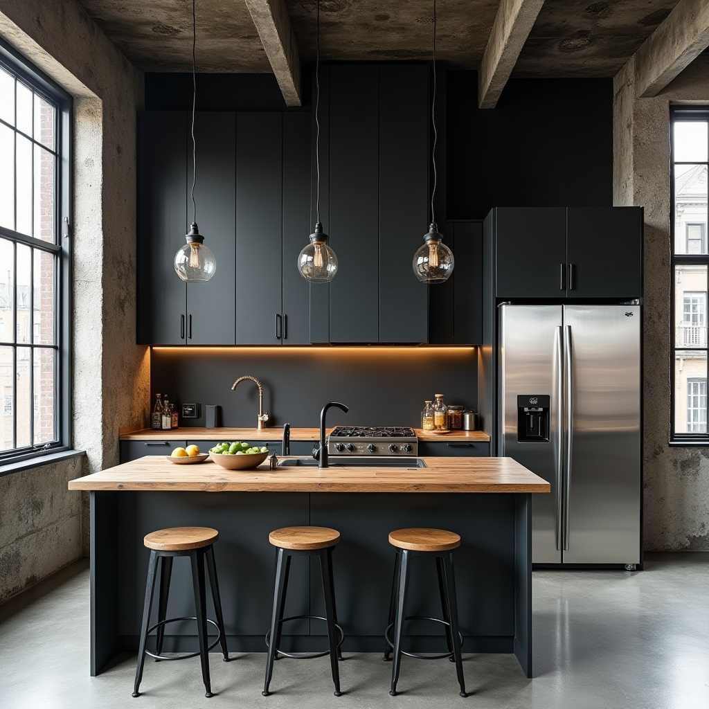 black accent wall ideas 23