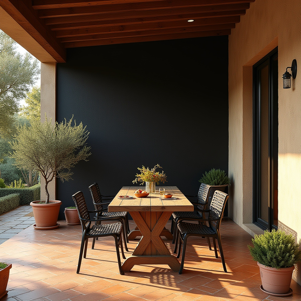 black accent wall ideas 29