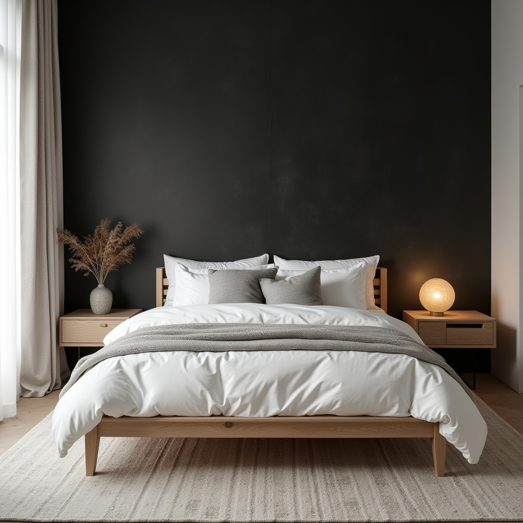 black accent wall ideas 3