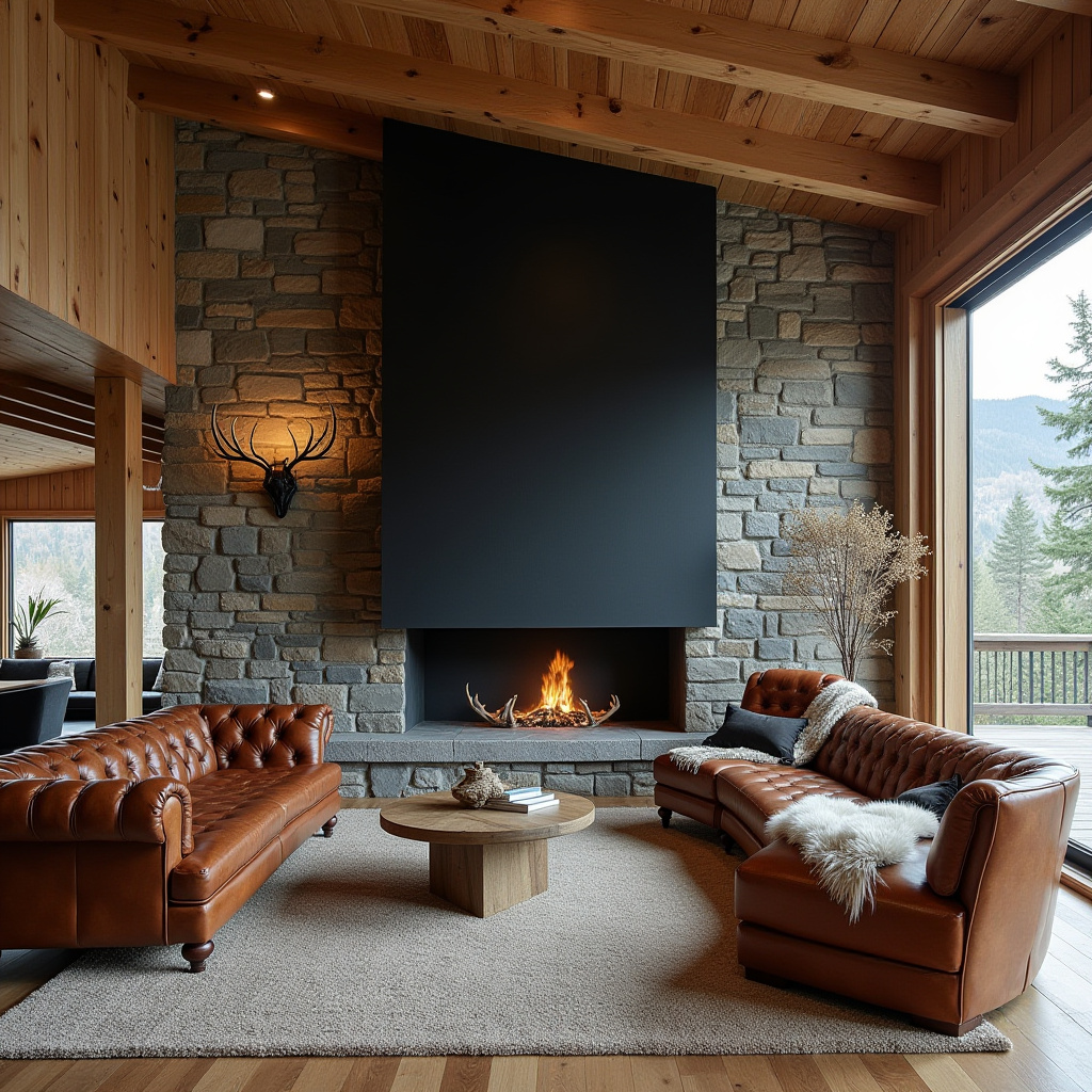 black accent wall ideas 35