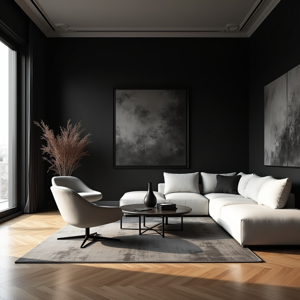 black accent walls 1