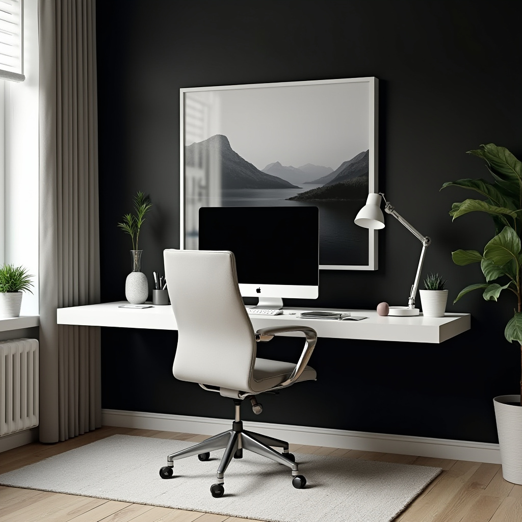black accent walls 34
