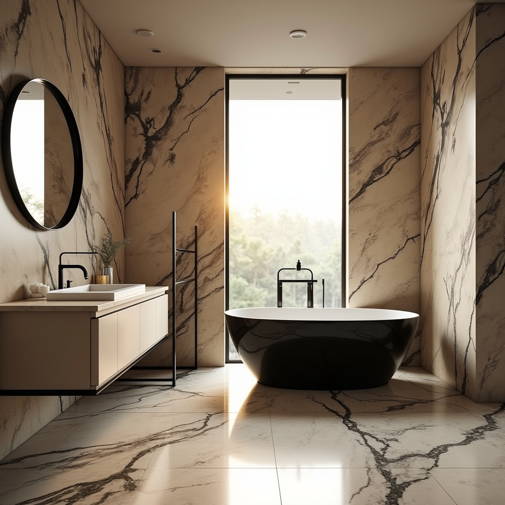 black and beige bathroom 12