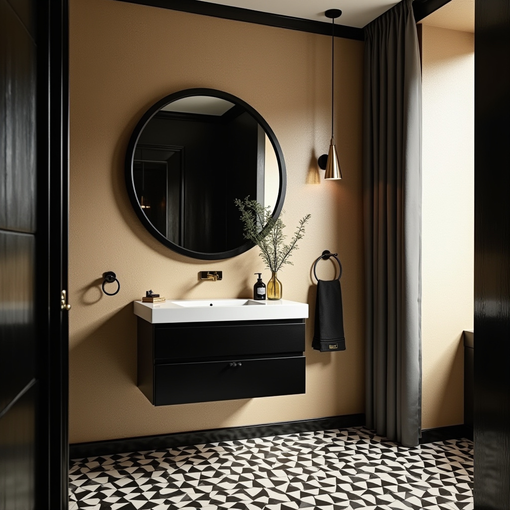 black and beige bathroom 20