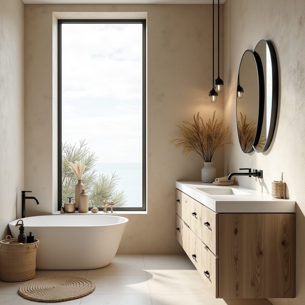 black and beige bathroom 22