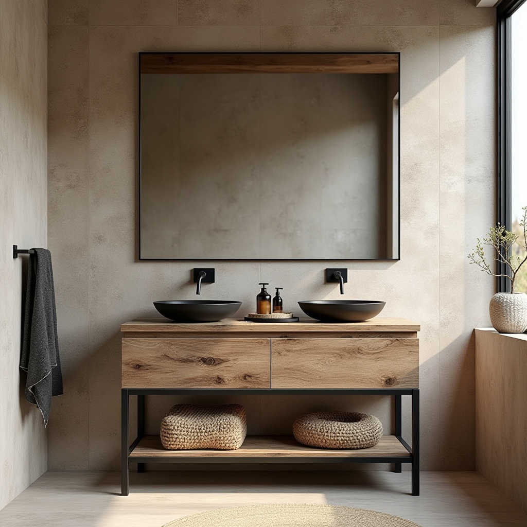 black and beige bathroom 26