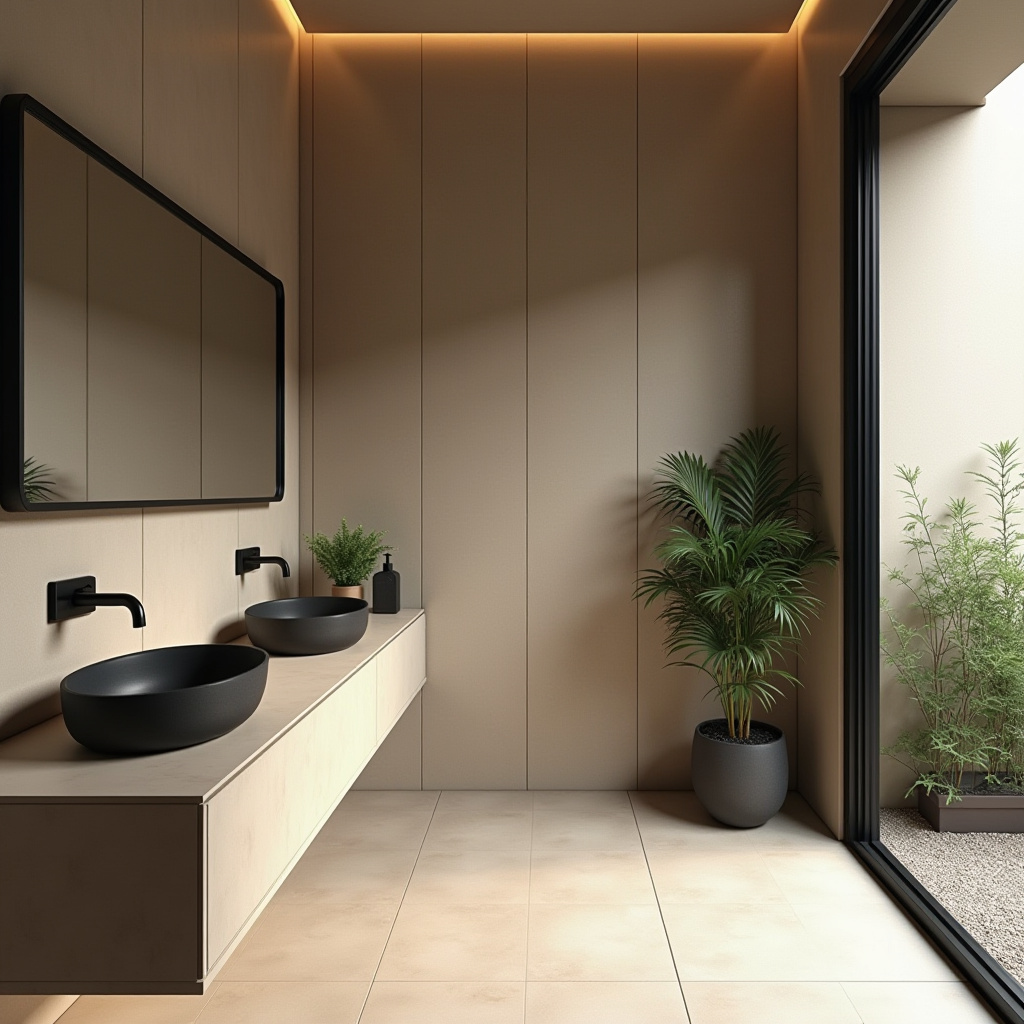 black and beige bathroom 27